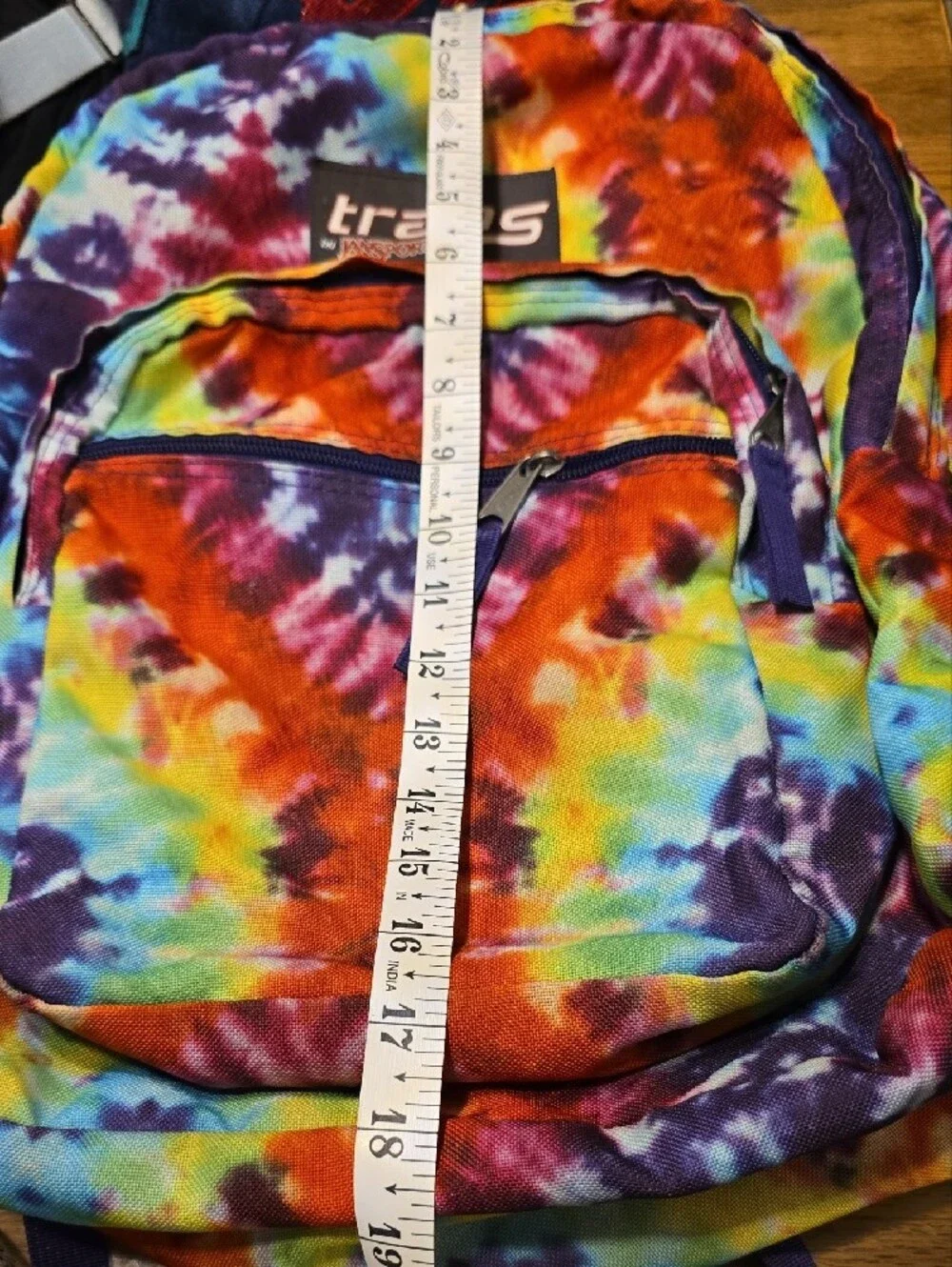 Multi-colored tie Dye Backpack